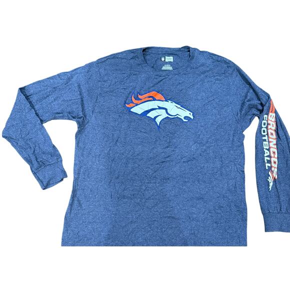 Vintage Tees -‎ NFL Team Apparel Denver Broncos Logo Graphic Tee*SZ XL - Picture 1 of 6